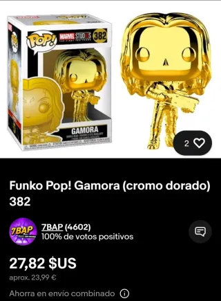 Funko Pop Gamora 382 Marvel Studios