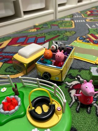 Lote Juguetes Peppa Pig Casa y Figuras