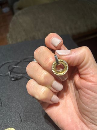 Pendientes Lotus Acero Dorado y Plateado