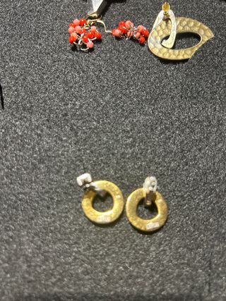 Pendientes Lotus Acero Dorado y Plateado