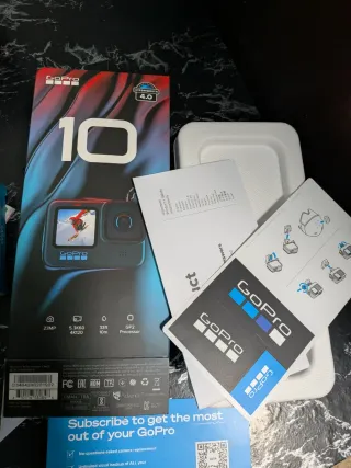 ​¡GoPro HERO10 Black Como Nueva! Kit Completo