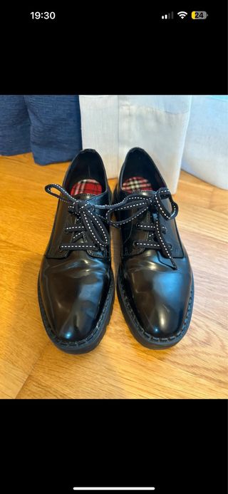 Mocasines negros Bershka talla 39