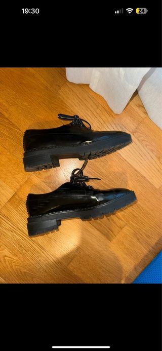 Mocasines negros Bershka talla 39
