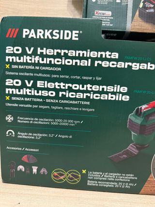 PARKSIDE 20V Herramienta Multifuncional Recargable