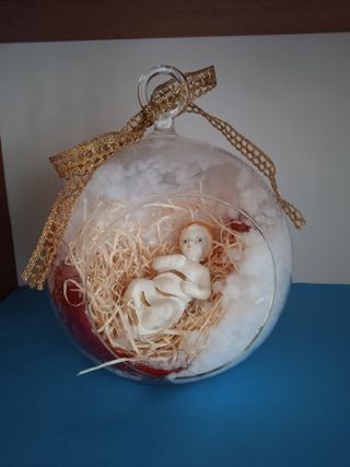 Palla di vetro con Bambinello