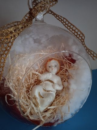 Palla di vetro con Bambinello