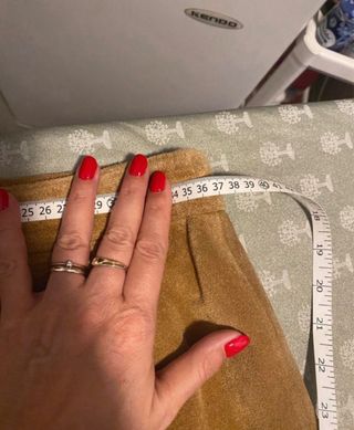 Gonna scamosciata taglia 46 italiana,40 eu Vintage