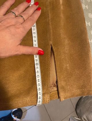 Gonna scamosciata taglia 46 italiana,40 eu Vintage