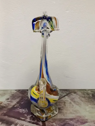 Figura Perro Cristal Murano (Multicolor)