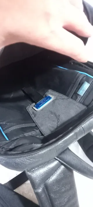 Zaino Piquadro Pelle Nero