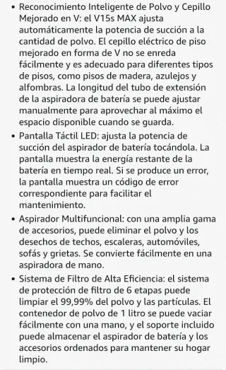 Aspiradora Vistefly sin cable