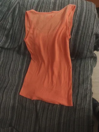 Camiseta Roxy sin mangas naranja Talla S