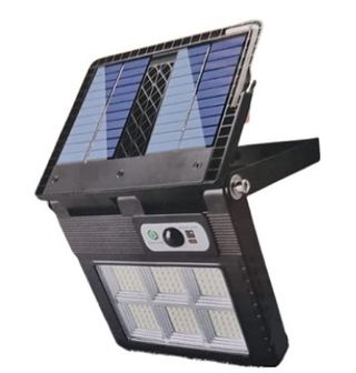 Lámpara LED con doble panel solar