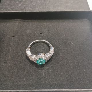 Colgante y Anillos Emporia Plata Verde