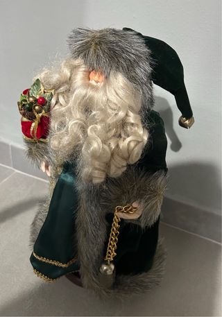 Babbo Natale Decorativo con Regalo e Campana