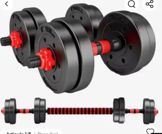 Pesas Mancuernas Ajustables Gimnasio 2 mancuernas