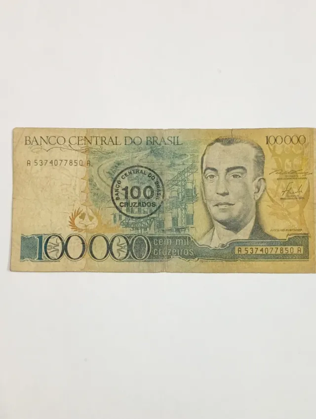 Billete 100.000 Cruzeiros Colección