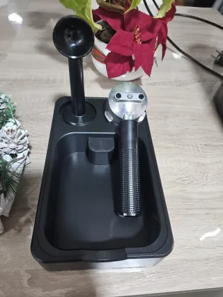 Cafetera Krups plateada