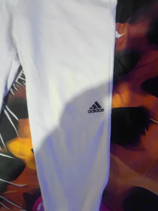 Pantalón chándal Adidas blanco