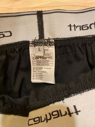 Calzoncillo Carhartt Negro Boxer