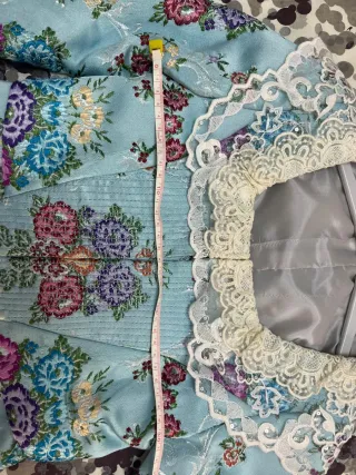 Vestido de Fallera Azul Talla 6 a 8 años