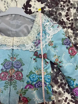 Vestido de Fallera Azul Talla 6 a 8 años