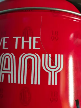 Scatola Latta AC Milan.