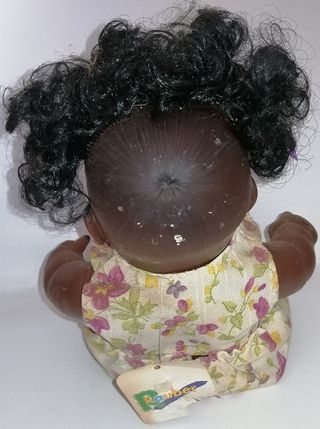 Boneca Rauber Preta 25cm