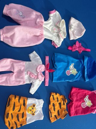 Ropa para muñeca: 7 piezas