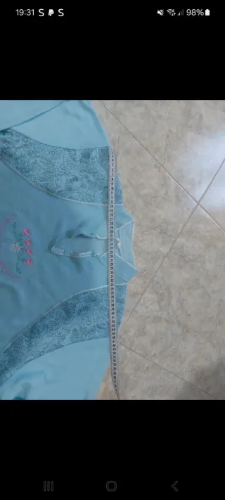 Pigiama invernale azzurro