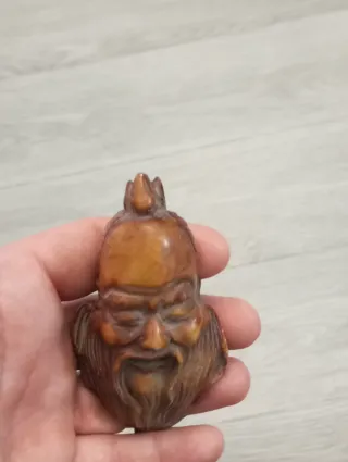 Scultura cinese in pietra antica