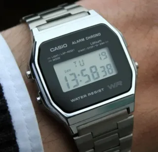 CASIO VINTAGE PLATEADO A158WEA-1EF / oferta