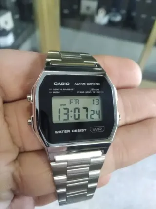 CASIO VINTAGE PLATEADO A158WEA-1EF / oferta