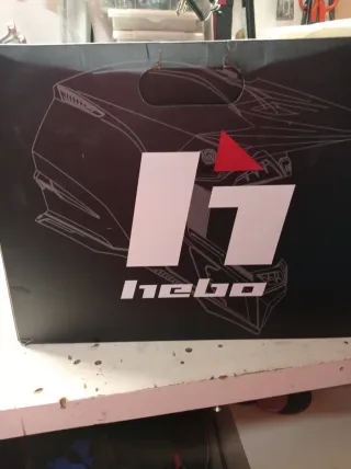 Casco Motocross Infantil Negro Hebo mx pt13 junior