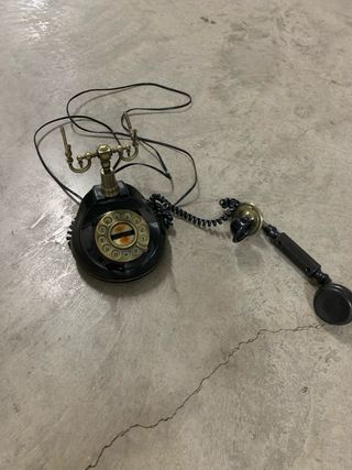 Teléfono antiguo de disco