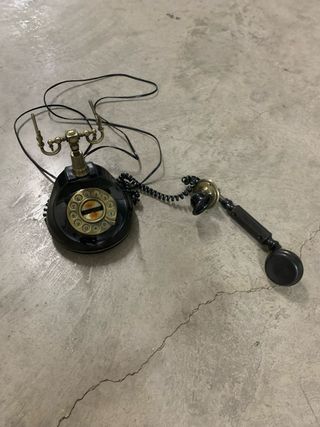 Teléfono antiguo de disco