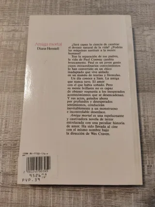 Lote 2 libros: El poder del dinero y Amiga mortal.