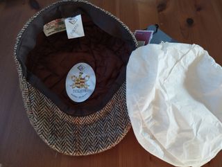 Gorra Harris Tweed 100% lana alta calidad