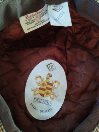 Gorra Harris Tweed 100% lana alta calidad