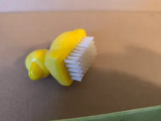 Jabonera y cepillo pato cerámica