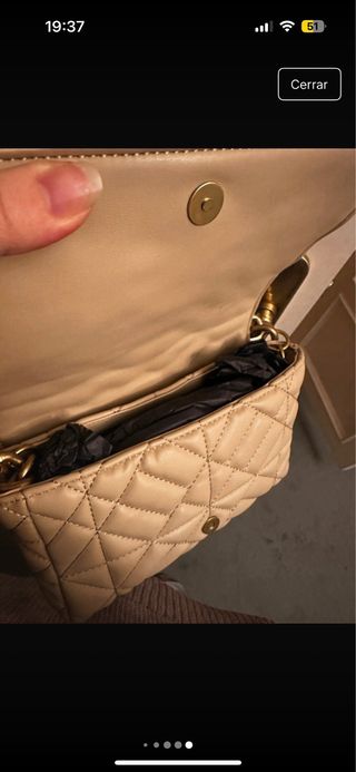 Bolso Zara acolchado cadena