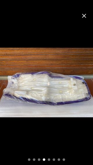 Asiento de moto morado de honda ns1