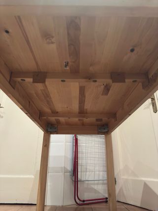 Tavolo in legno Ikea Norden modello vintage