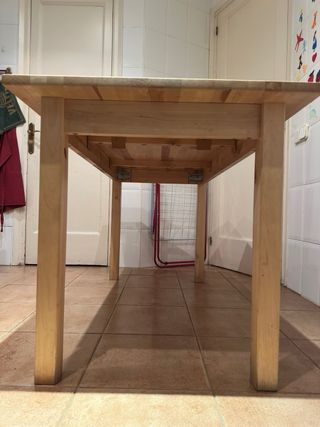 Tavolo in legno Ikea Norden modello vintage