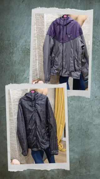 Chaqueta bomber reversible fina