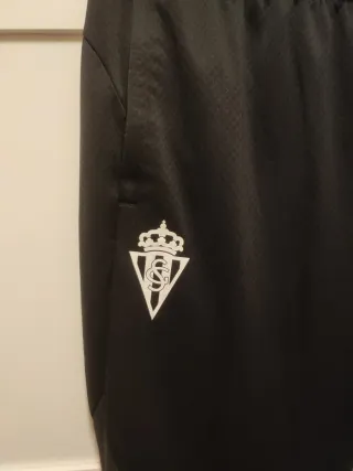 Pantalón chándal Real Sporting Gijón Puma Negro