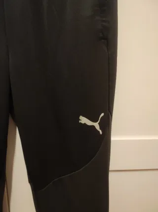 Pantalón chándal Real Sporting Gijón Puma Negro