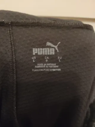 Pantalón chándal Real Sporting Gijón Puma Negro