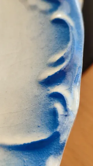 2 Antiche Fontane e 2 Piatti in Ceramica