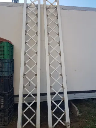 2 Barandillas Aluminio Blancas